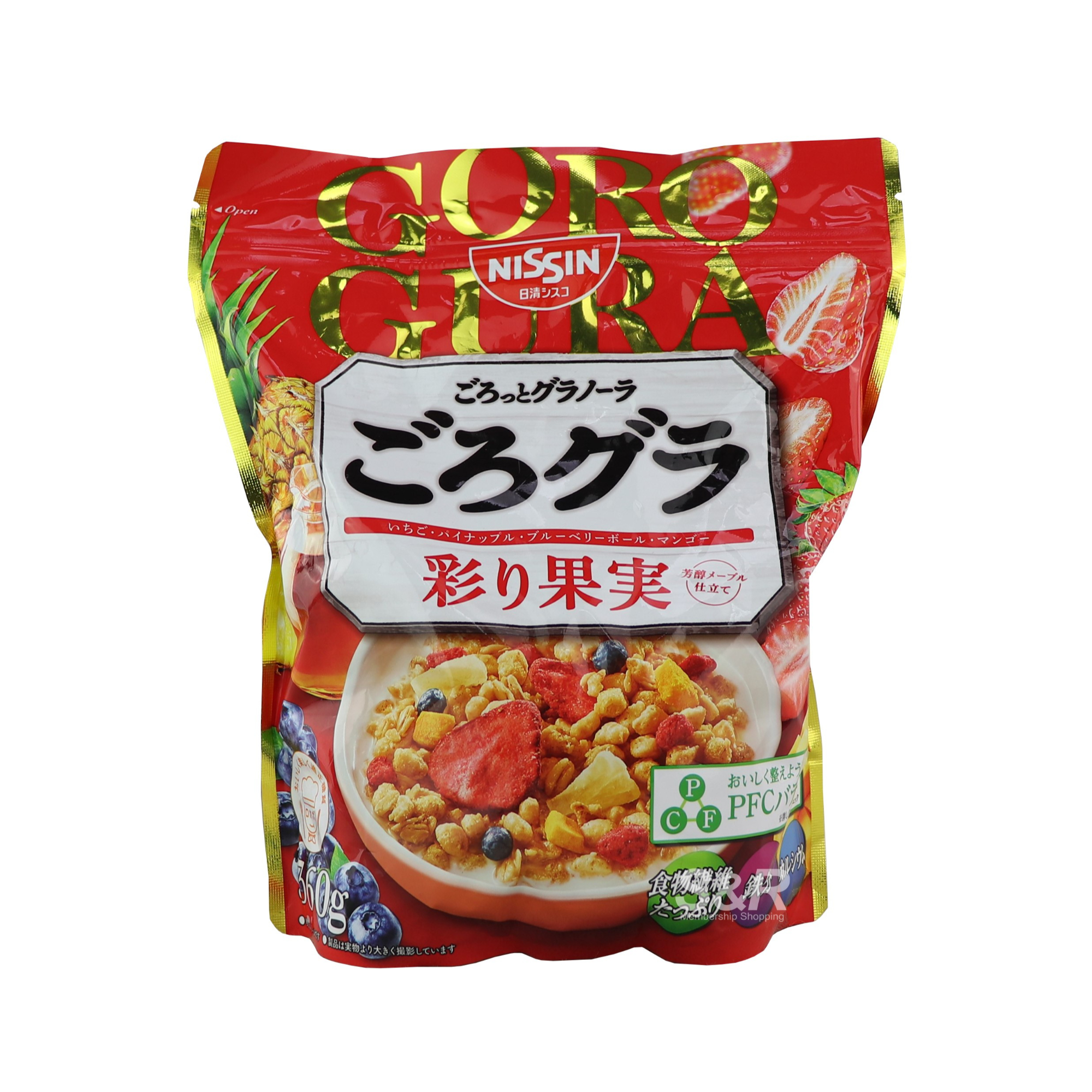 Nissin Goro Gura Irodori Kajitsu Fruit Granola 360g Nissin Goro Gura Irodori Kajitsu Fruit Granola 360g